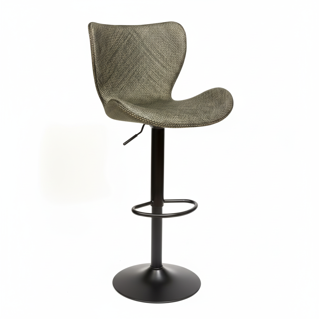 Chaise de bar Prestige Wingback — angle 45 degrés, design moderne Vigihome