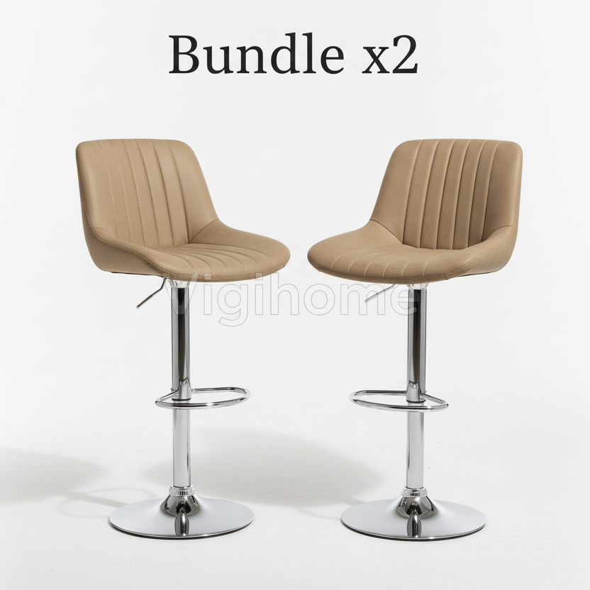 Bundle of 2 bar stools