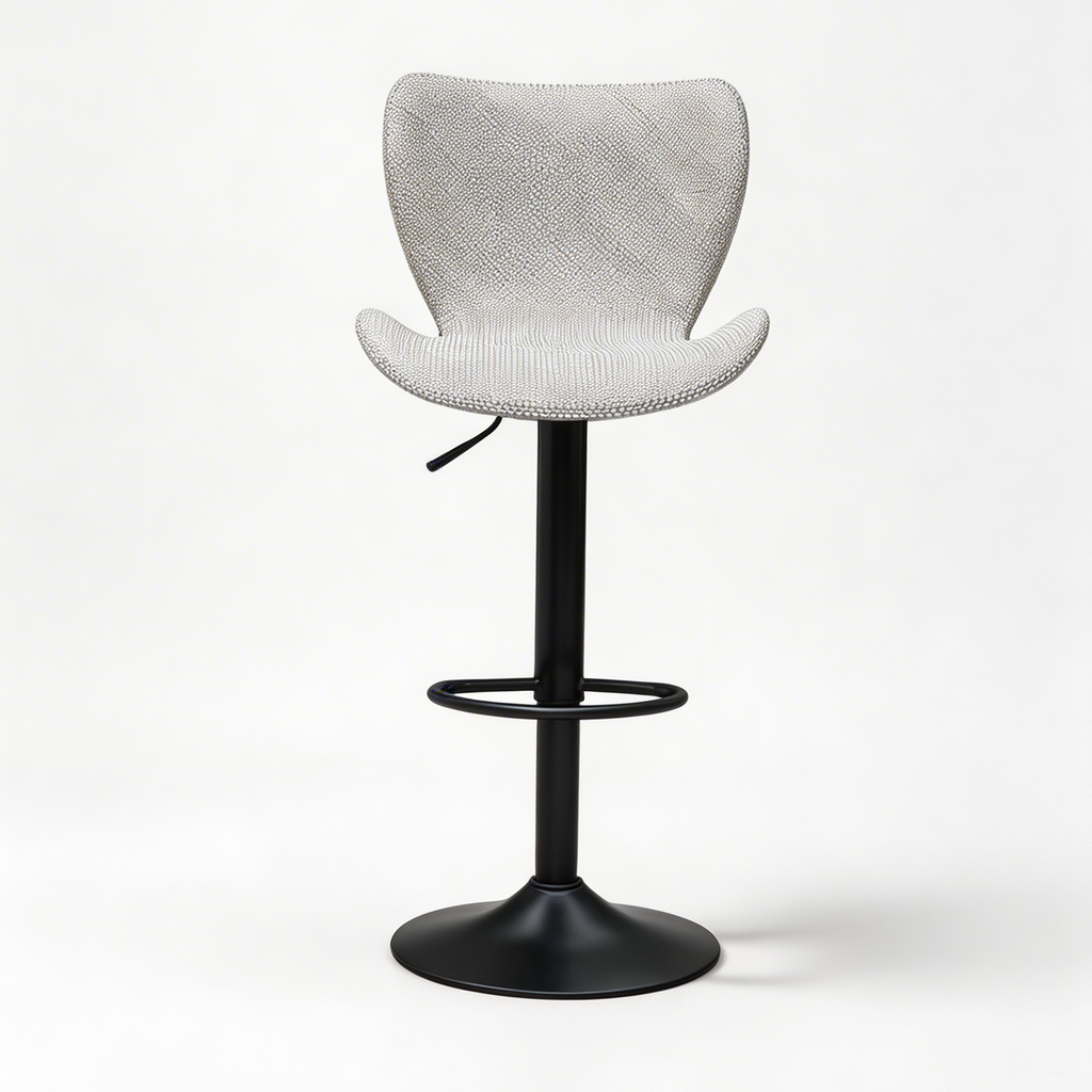 Chaise de bar Prestige Wingback — vue de face, hauteur réglable