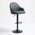 Tabouret de Bar Alpha — Simili Cuir Réglable & Rotatif